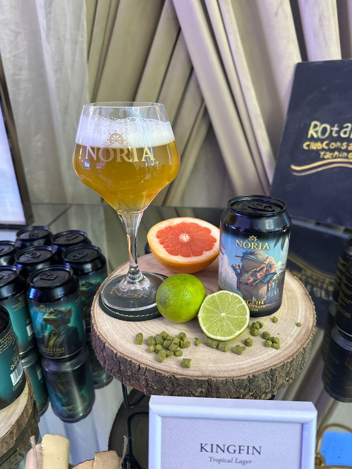 Kingfin Tropical Lager, degustare